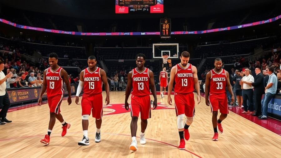Houston Rockets players exit the court focused on NBA Game Highlights and insights.