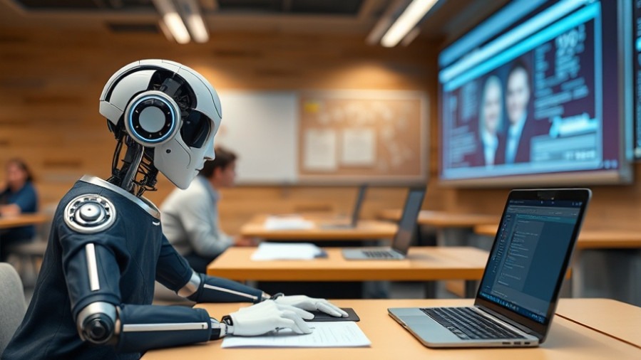 AI tutor enhancing teacher training programs through artificial intelligence in classrooms.