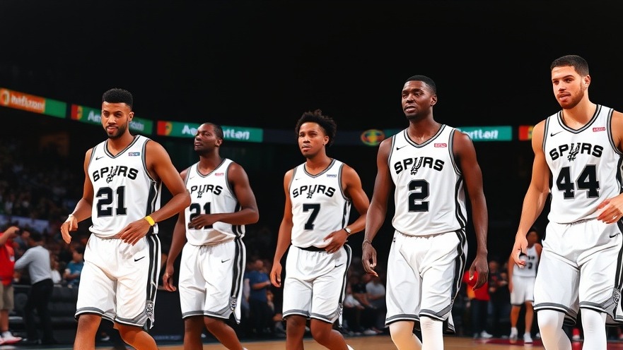 San Antonio sports: Spurs players in white jerseys celebrating a victorious exit post-game.