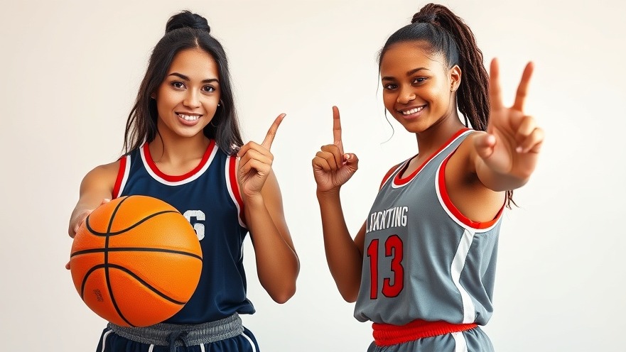 Dynamic female basketball players showcasing confidence with expressive poses, reflecting Houston breaking news.