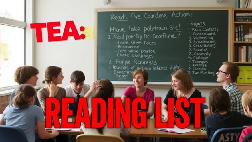 Texas education news on mandatory reading materials for K-12 curriculum changes.