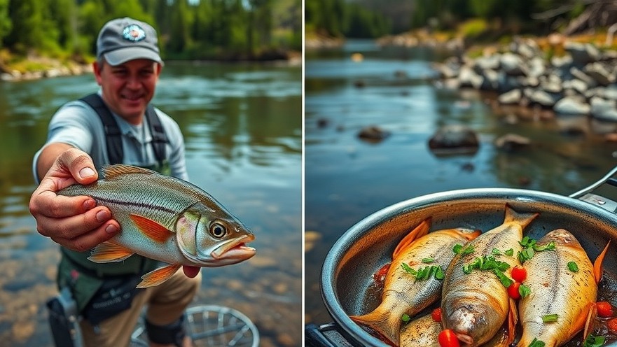 Vibrant comparison of fresh and cooked fish highlighting brain health nutrition and longevity diet.