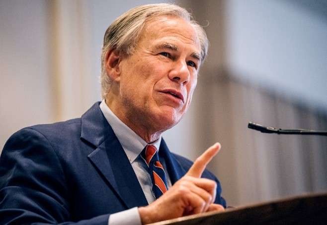 Texas governor discusses funding related to anti-ICE walkouts policy.