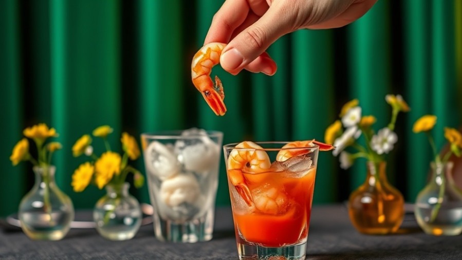 Exquisite shrimp cocktail showcasing San Antonio food festivals in 2025.