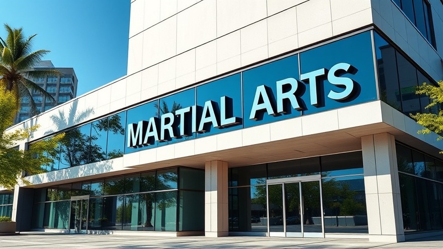 Modern martial arts academy in Austin showcasing sleek design and fitness opportunities.