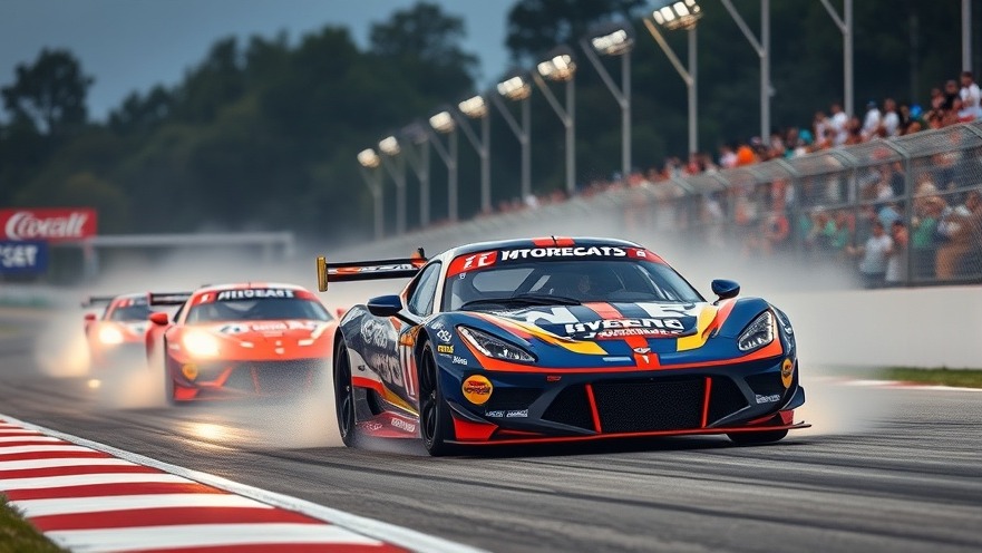 Exciting stock car race at Kansas Speedway featuring NASCAR Cup Series action and Trackhouse Racing.