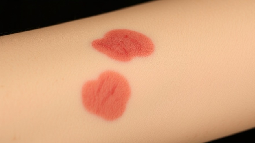Closeup of melanoma on forearm highlighting skin cancer vaccine awareness in Houston.