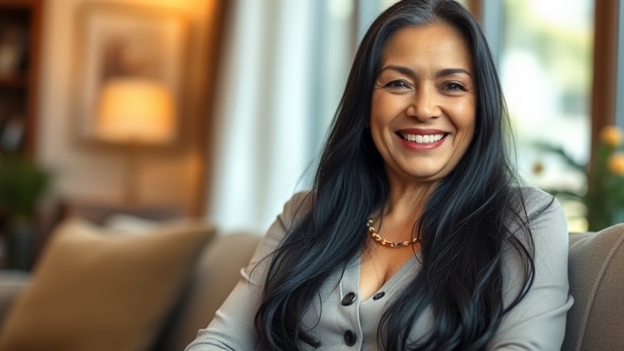 Elegant older woman enjoying Cherlato, showcasing Cher's warm spirit and vibrant charm.