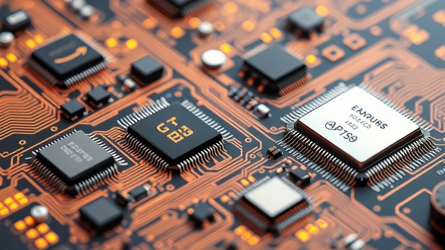 High-quality computer chips showcasing innovative smartphone technology in Houston.