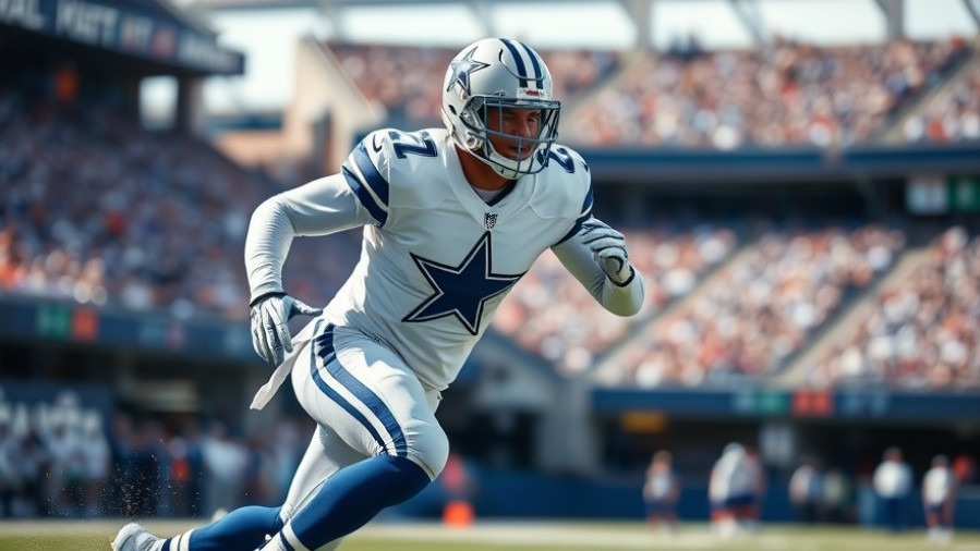 Dynamic Dallas Cowboys player in action, highlighting season analysis and defense performance.