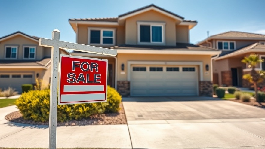 For Sale by Owner sign in front of a modern house symbolizing real estate merger opportunities.