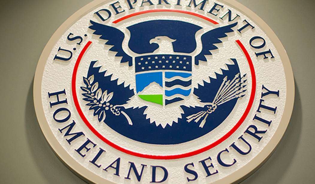 U.S. Department of Homeland Security emblem amid shutdown concerns.