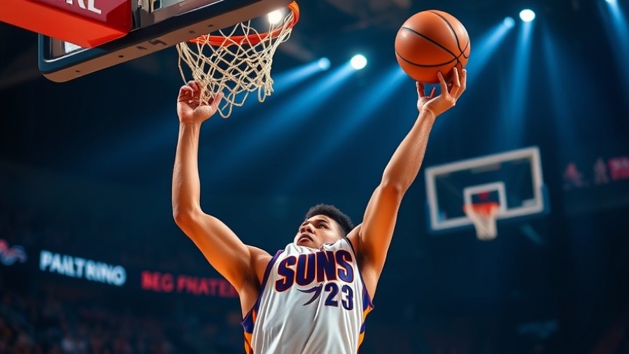 Phoenix Suns player shooting ball in NBA game – Suns victory analysis insights.