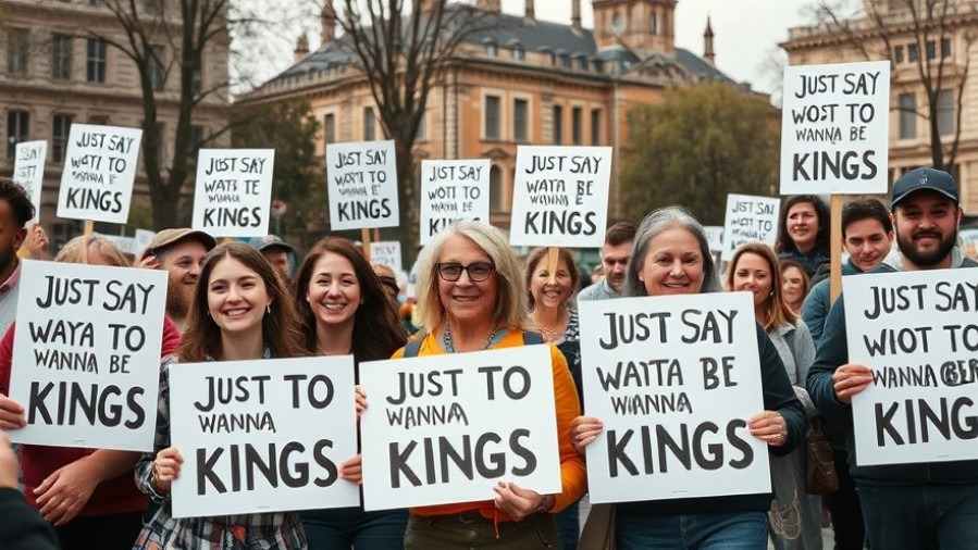Diverse protesters at a rally holding signs in Austin community news.