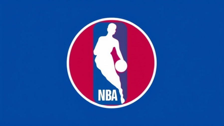 NBA logo highlighting sports betting integrity amidst illegal gambling operations