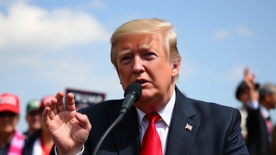 Trump speaking on American politics, foreign relations USA, and engagement.