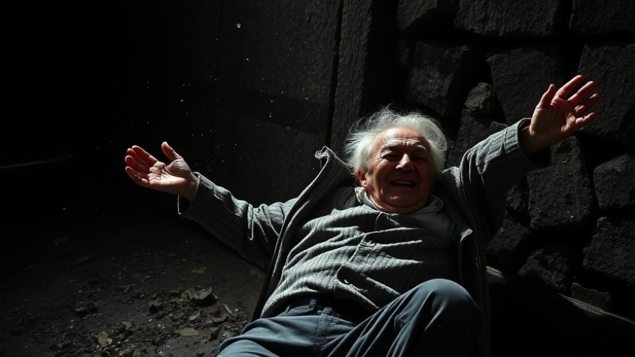 An old man practicing healthy lifestyle habits for longevity and senior fitness.