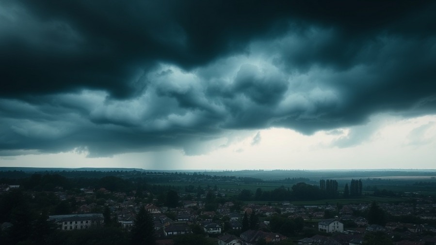 Stormy weather in Austin highlighting the latest storm updates and tornado forecast.