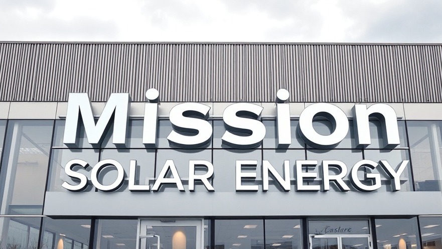 Modern Mission Solar Energy facade showcasing San Antonio solar energy advancement.