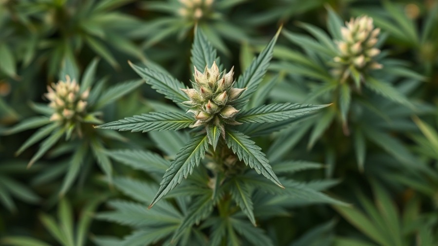 Flowering cannabis plants highlighting Texas cannabis regulations and the THC market.