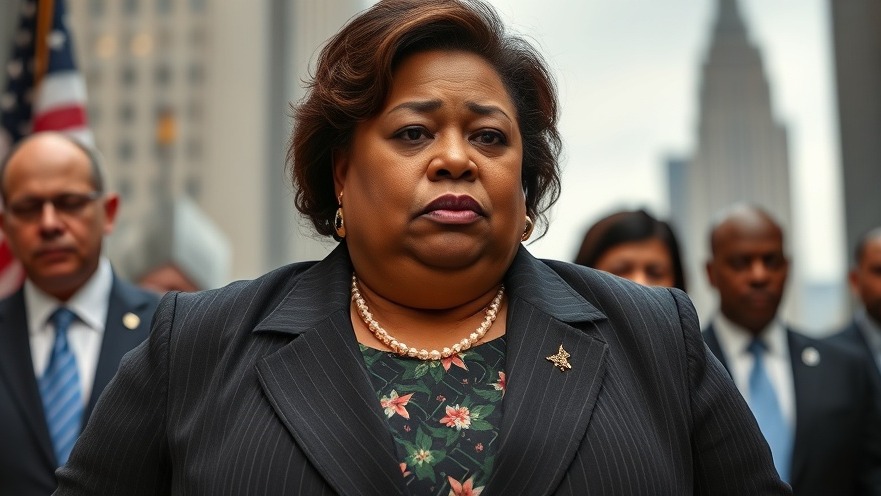Angry NY Attorney General Letitia James advocates for abortion rights and reproductive healthcare access.