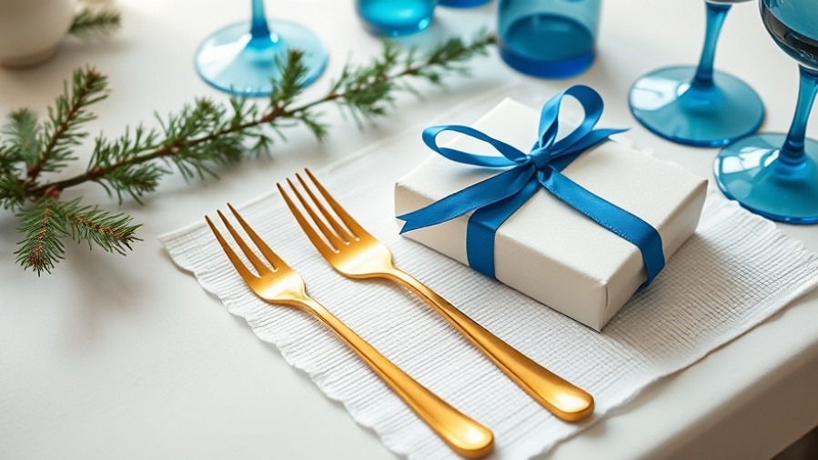 Elegant holiday table setting reflecting mindfulness eating tips for healthy festive eating.