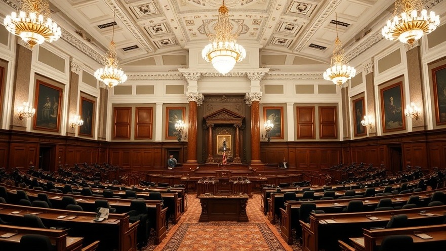 Inside the Texas Senate chamber, highlighting the latest Austin Texas news.