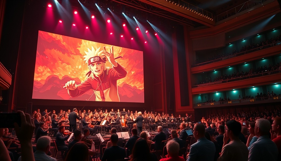 Naruto Symphonic Experience with animation and live orchestra.