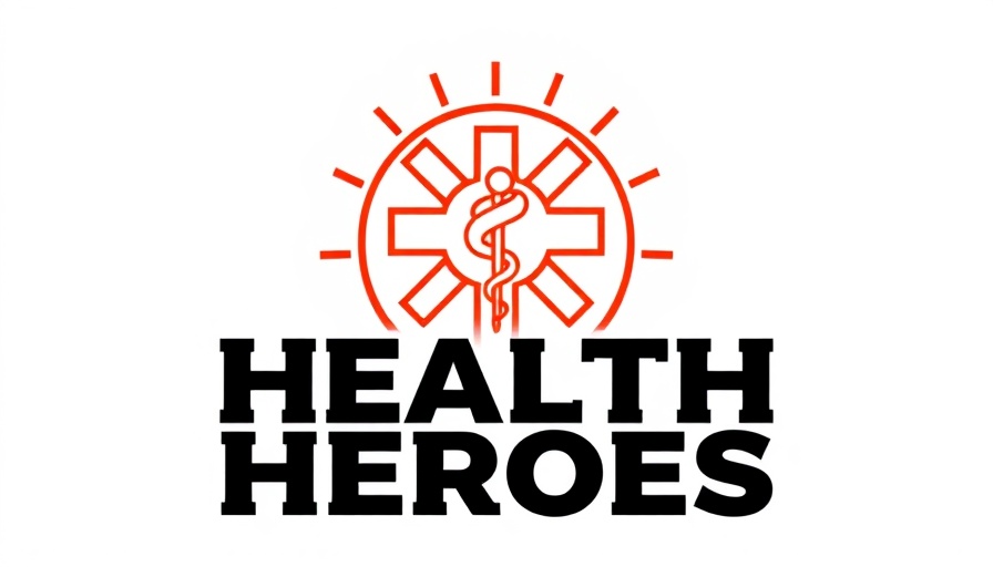 Health Care Hero Award nominations logo with medical symbol.