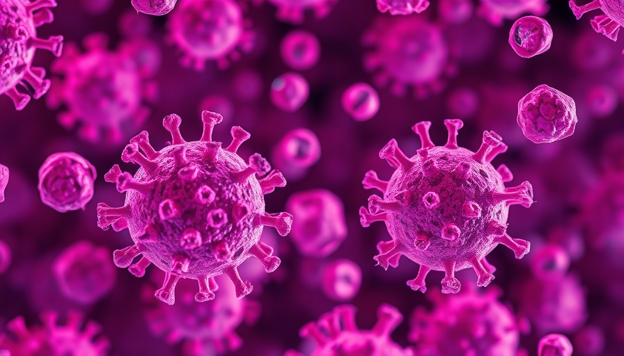 Microscopic view of measles virus cells related to Texas measles outbreak.