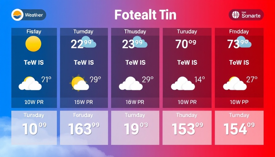 Austin Texas news weather forecast showing a week's outlook