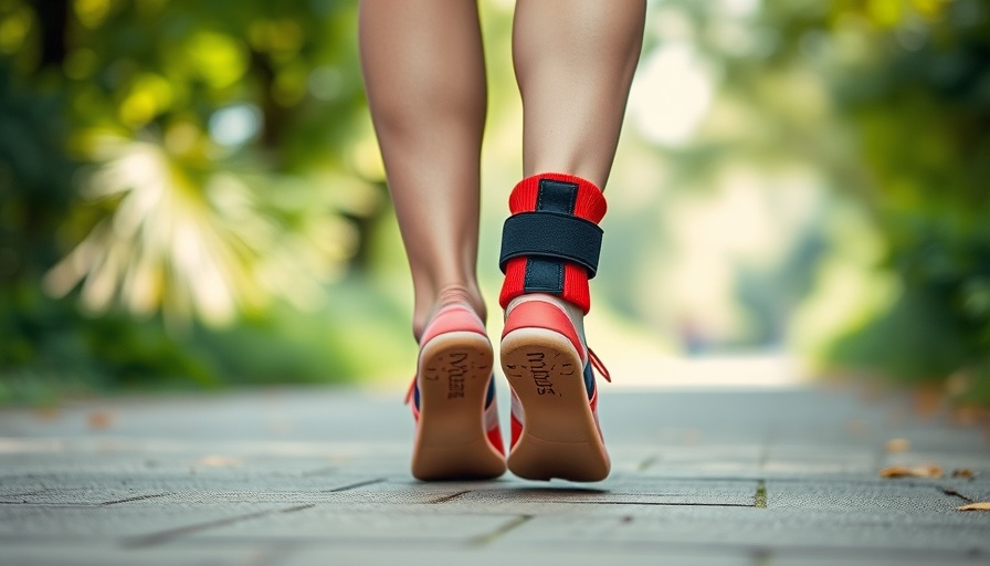 Person walking with ankle weights outdoors, illustrating benefits of walking with ankle weights.