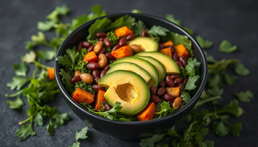 Healthy salad bowl for a stronger immune system