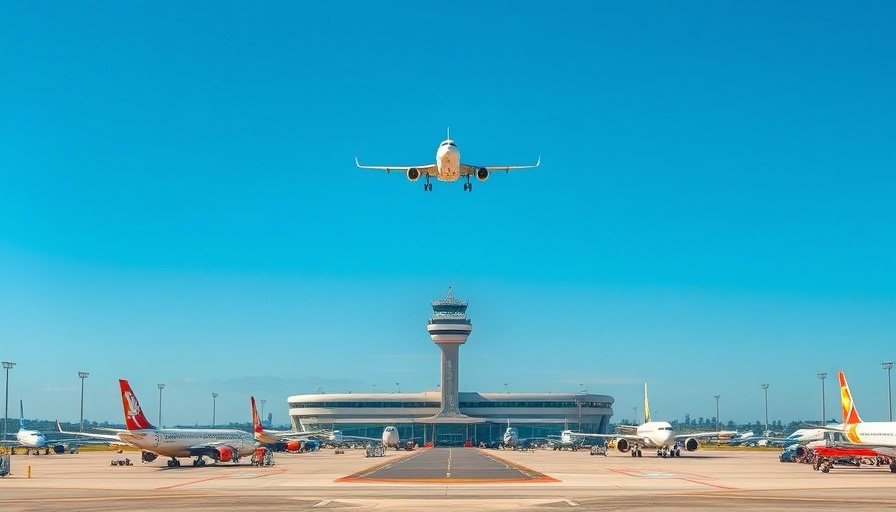 Airport scene with airplanes; context for Virginia measles outbreak.