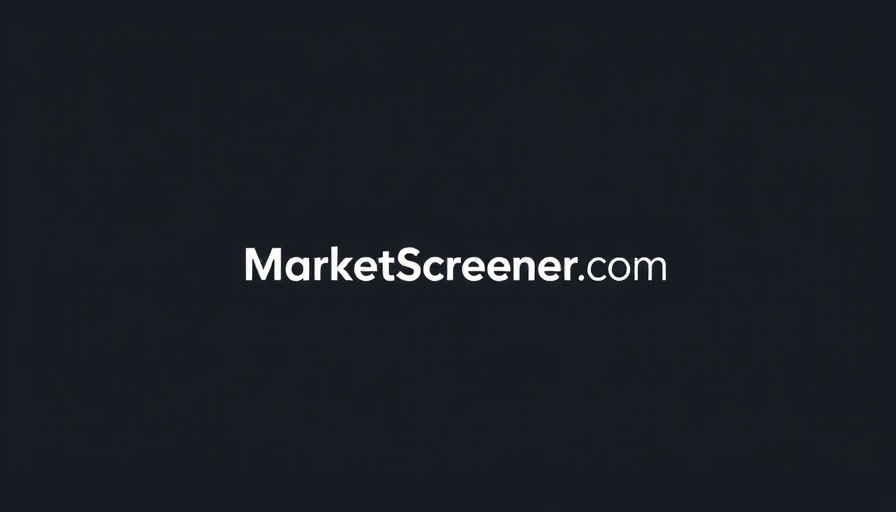 Minimalist MarketScreener.com logo on dark background