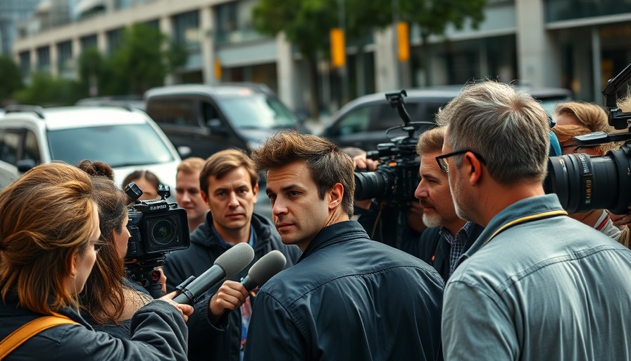 Columbia University pro-Palestinian activist during media interview