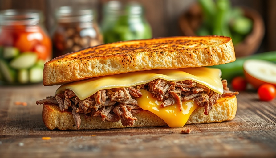 Delicious grilled sandwich for Dallas dining experience.