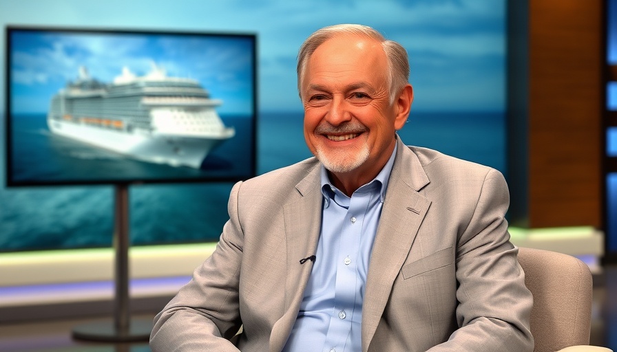 Doctor Odyssey Midseason Premiere interview with smiling man.