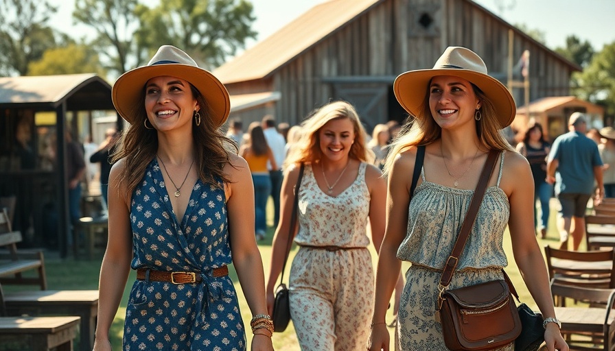 Stylish visitors at Marburger Farm Antique Show.