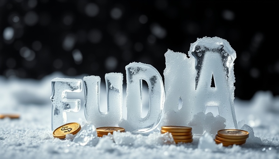 Abstract depiction of USDA funding freeze concept.