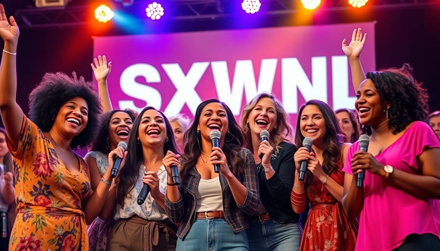 Amy Wang receives SXSW 2025 award on stage