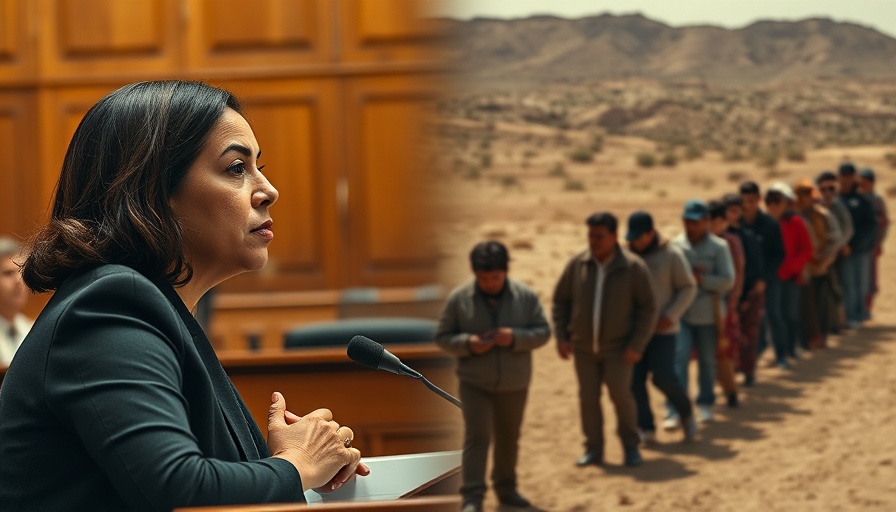 Economic impact of undocumented immigrants - courtroom testimony and immigrant line.