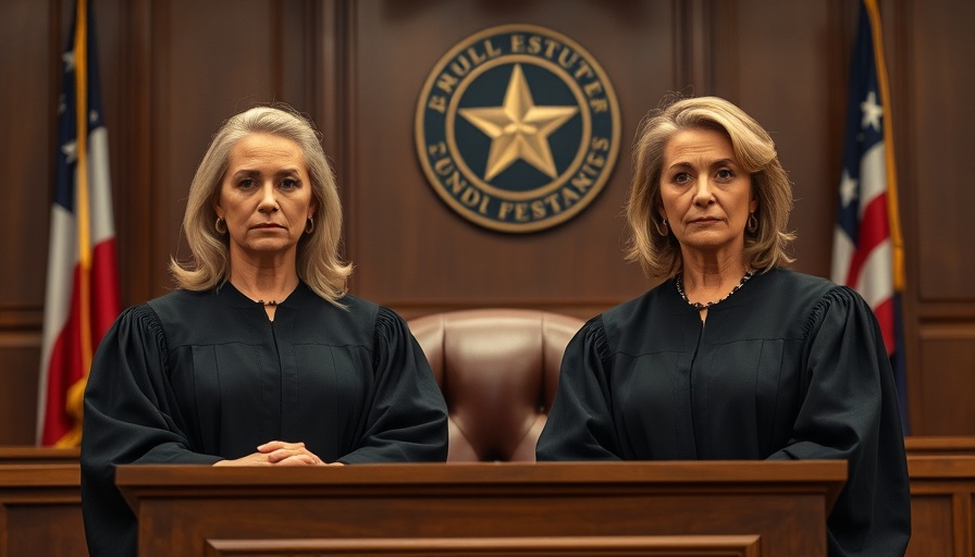 Texas judges in court symbolize Texas Business Court strategy.