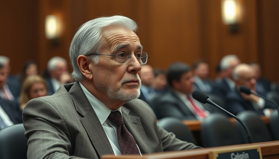Distinguished man at Medicare Advantage scrutiny hearing.