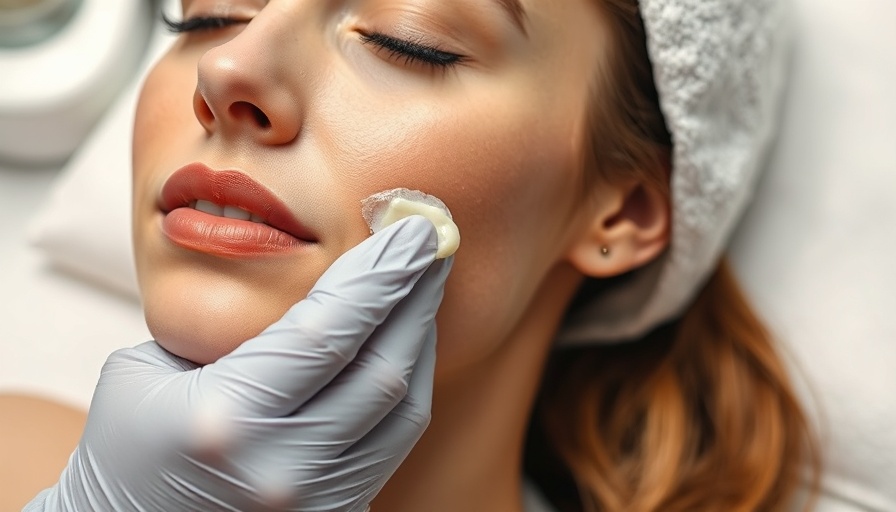 Woman receiving benefits of chemical peels treatment, close-up.