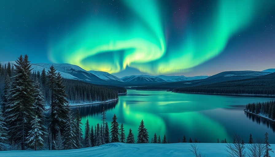 Finland ranked happiest country, serene landscape with aurora.