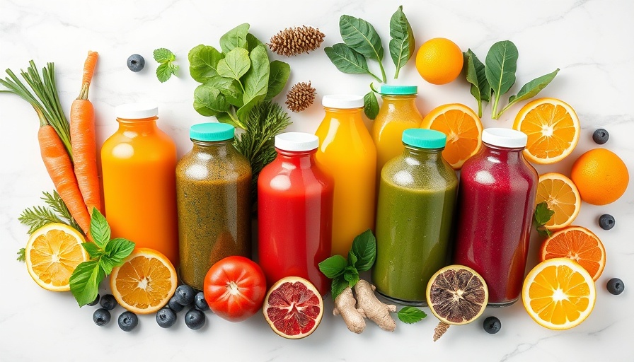 Vibrant juice bottles and fresh produce highlighting juice cleanses benefits.