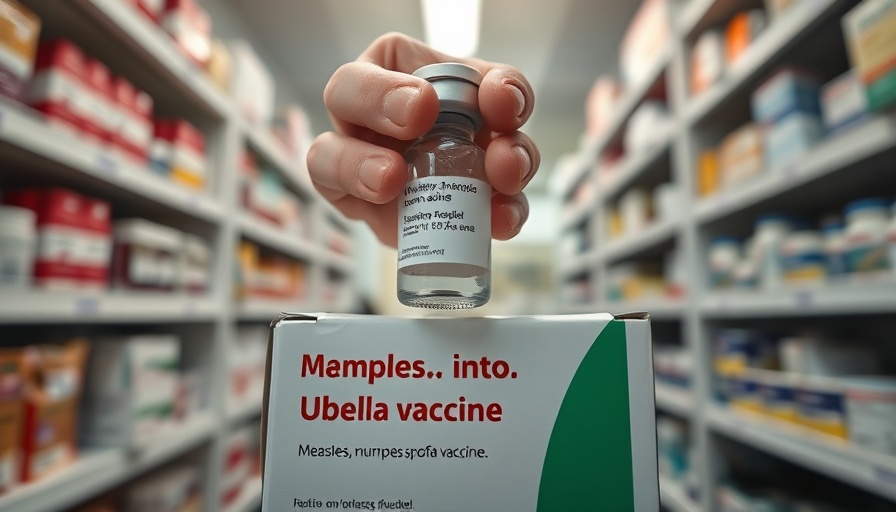 Hands holding MMR vaccine vial in a medical setting for Texas measles outbreak.