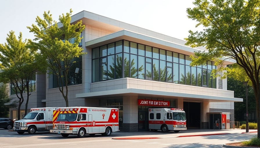 Modern joint fire EMS station in Northwest Austin with sleek design.