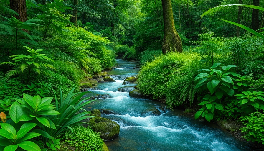 Lush nature scenery for Nature's Treasures relocation Austin